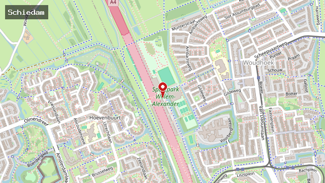 Kaart van Nederland met WRTC-locaties